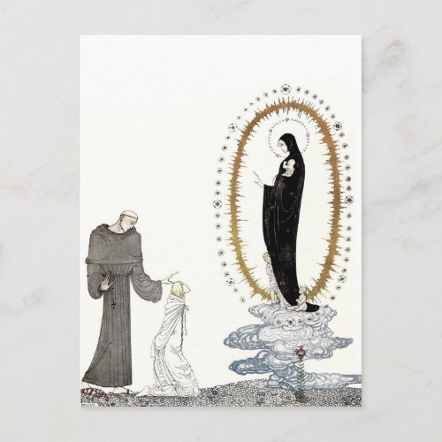 The Virgin Mary Returns the Young Queens Babies Postcard