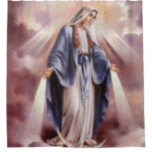 The Virgin Mary Shower Curtain
