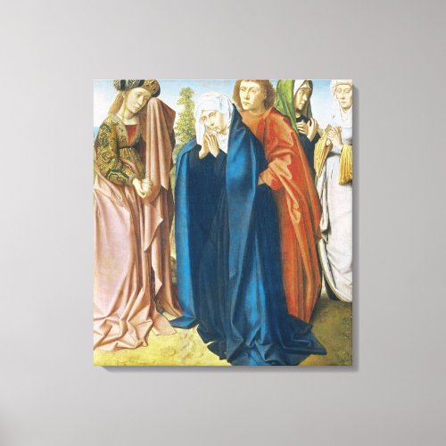 The Virgin Mary with St John the Evangelist Canvas Print
