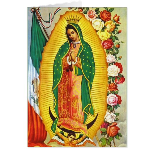 The Virgin of Guadalupe. Cards (Front)