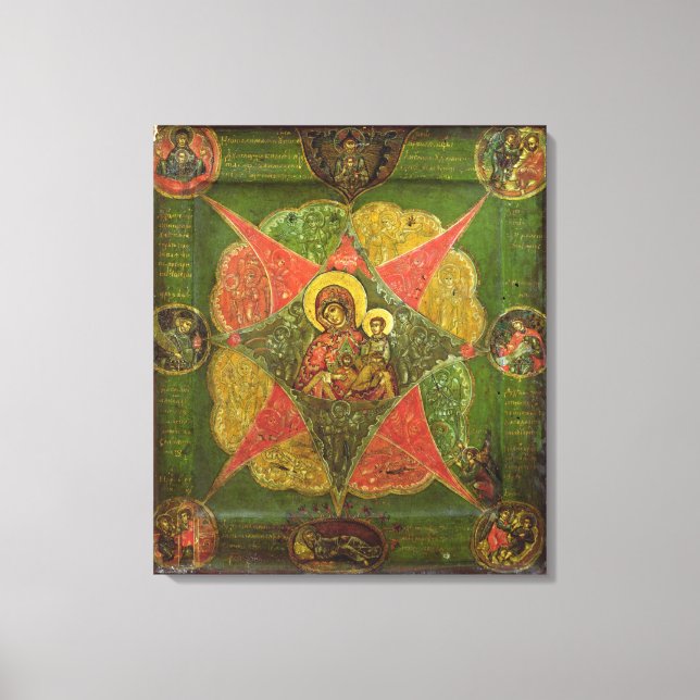 The Virgin of the Burning Bush, from Mount Athos Canvas Print (Front)
