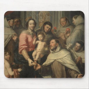 The Virgin of the Carmelites Mouse Pad