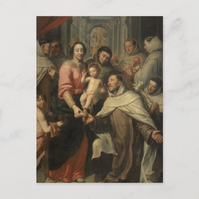 The Virgin of the Carmelites Postcard (Front)