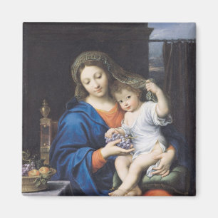 The Virgin of the Grapes, 1640-50 Magnet
