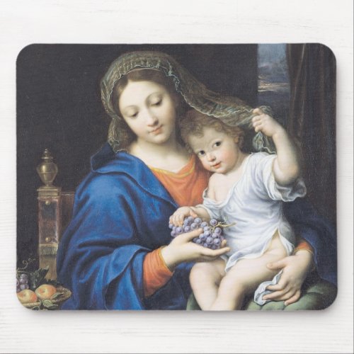 The Virgin of the Grapes 1640_50 Mouse Pad