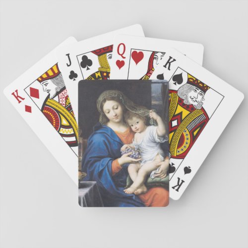 The Virgin of the Grapes 1640_50 Playing Cards