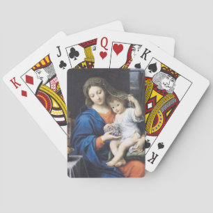 The Virgin of the Grapes, 1640-50 Poker Cards