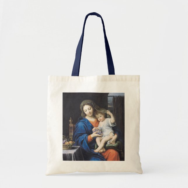 The Virgin of the Grapes, 1640-50 Tote Bag (Front)