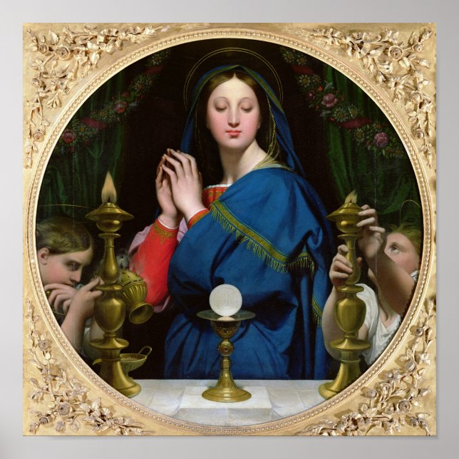 The Virgin of the Host, 1854 Poster (Front)