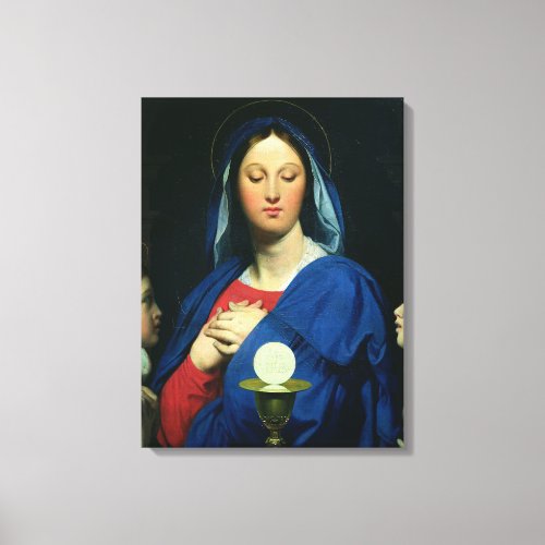 The Virgin of the Host 1866 Canvas Print