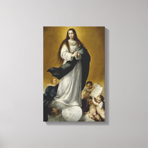 The Virgin of the Immaculate Conception Canvas Print