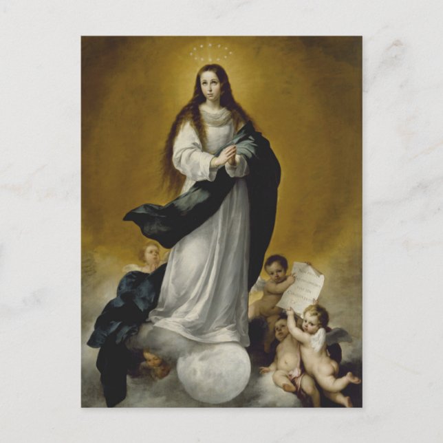The Virgin of the Immaculate Conception Postcard (Front)