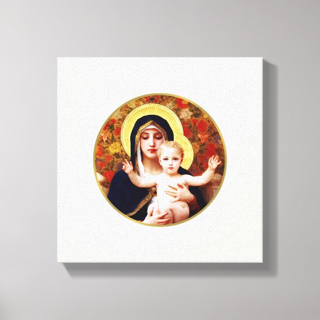 "The Virgin of the Lilies" Fine Art Wrapped Canvas Print (Front)