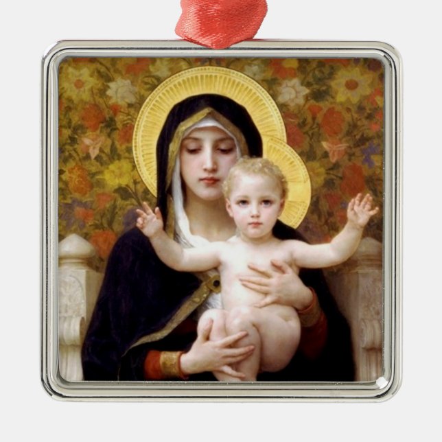 The Virgin of the Lilies - Ornament (Front)
