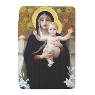 The Virgin of the Lily, Bouguereau iPad Mini Cover
