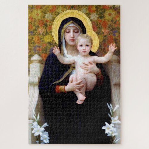 The Virgin of the Lily Bouguereau Jigsaw Puzzle