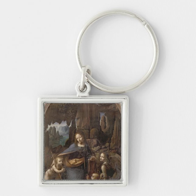The Virgin of the Rocks , c.1508 Keychain (Front)