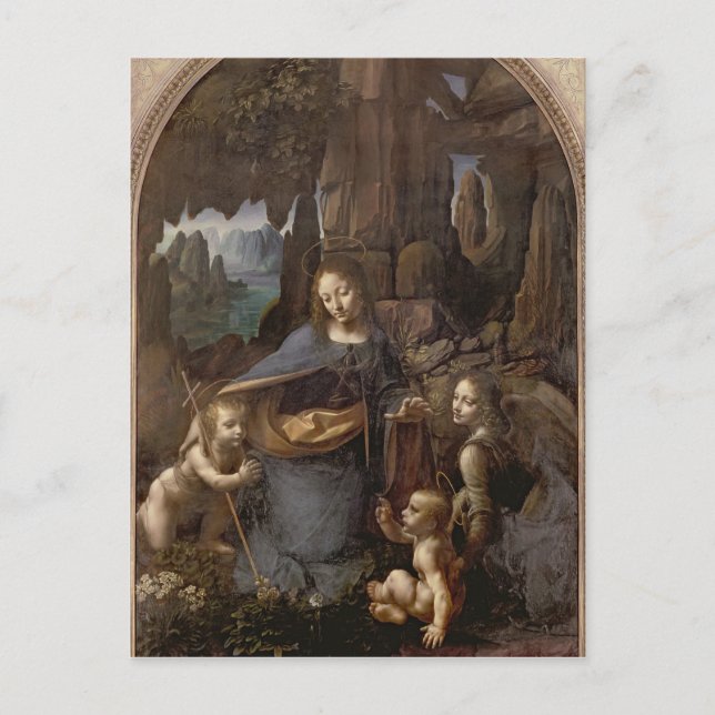 The Virgin of the Rocks , c.1508 Postcard (Front)