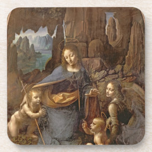 The Virgin of the Rocks Drink Coaster