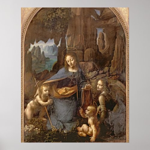 The Virgin of the Rocks Poster