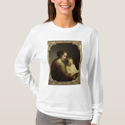 The Virgin Teaching the Infant Christ to Read T_Shirt