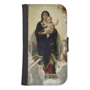 The Virgin with Angels, 1900 2 Phone Wallet