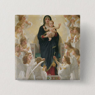 The Virgin with Angels, 1900 Button