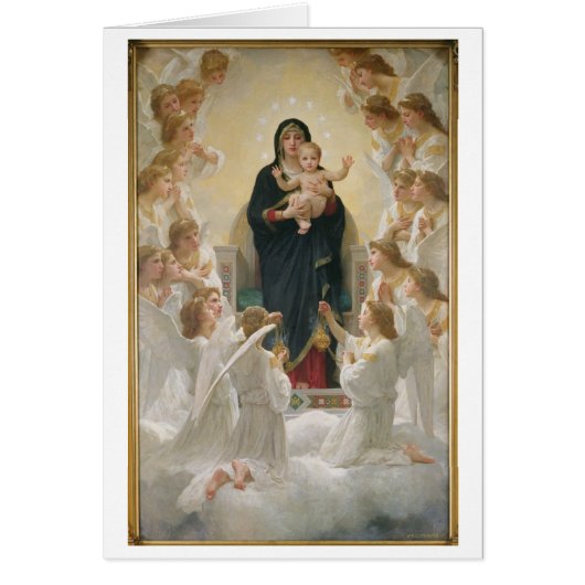 The Virgin with Angels, 1900 Cards (Front)