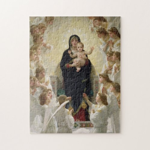 The Virgin with Angels 1900 Jigsaw Puzzle