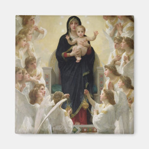 The Virgin with Angels, 1900 Magnet