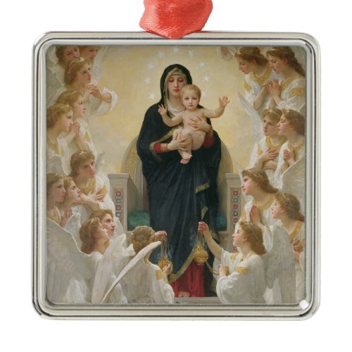 The Virgin with Angels, 1900 Metal Ornament