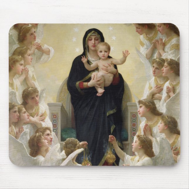The Virgin with Angels, 1900 Mouse Pad (Front)