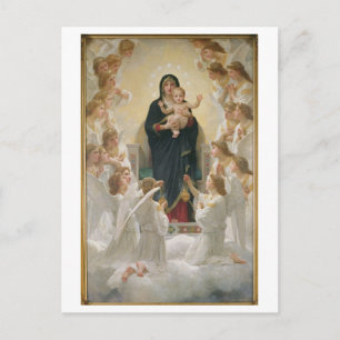 The Virgin with Angels, 1900 Postcard