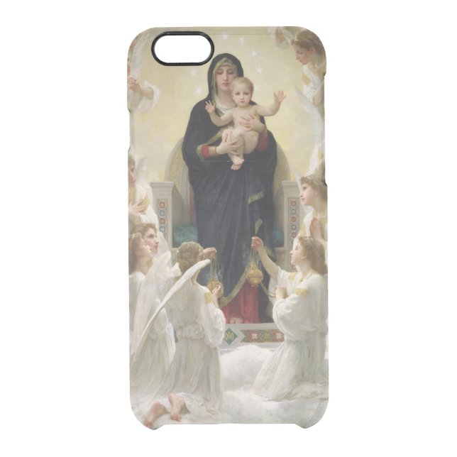 The Virgin with Angels, 1900 Uncommon iPhone Case (Back)
