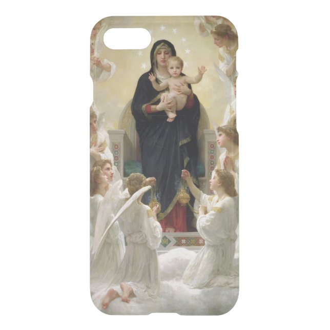 The Virgin with Angels, 1900 Uncommon iPhone Case (Back)