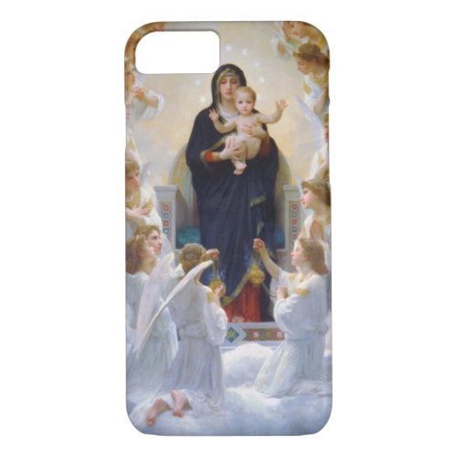 The Virgin with Angels Bouguereau iPhone 87 Case