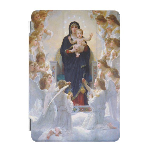 The Virgin with Angels, Bouguereau iPad Mini Cover (Front)