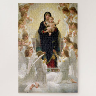 The Virgin With Angels -William-Adolphe Bouguereau Jigsaw Puzzle