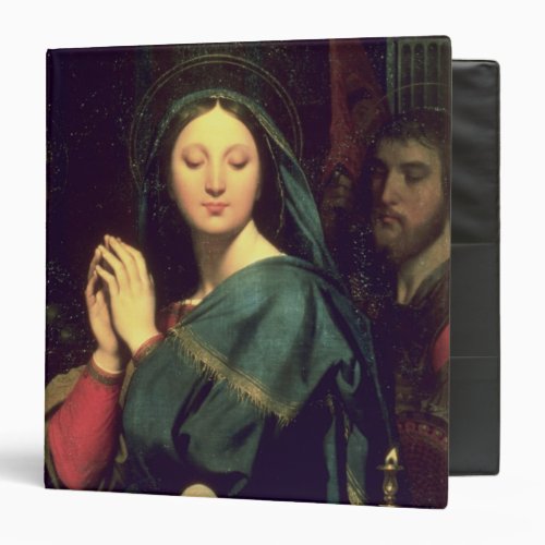 The Virgin with the Host 1841 3 Ring Binder