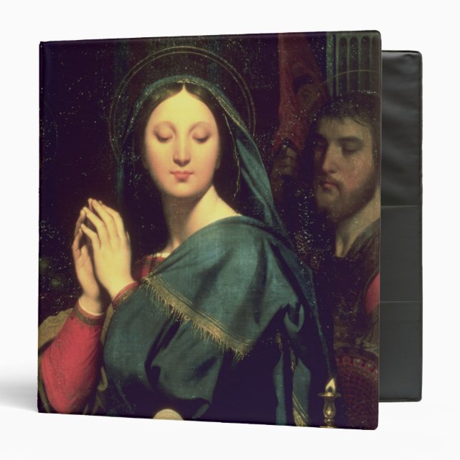 The Virgin with the Host, 1841 3 Ring Binder (Front/Inside)