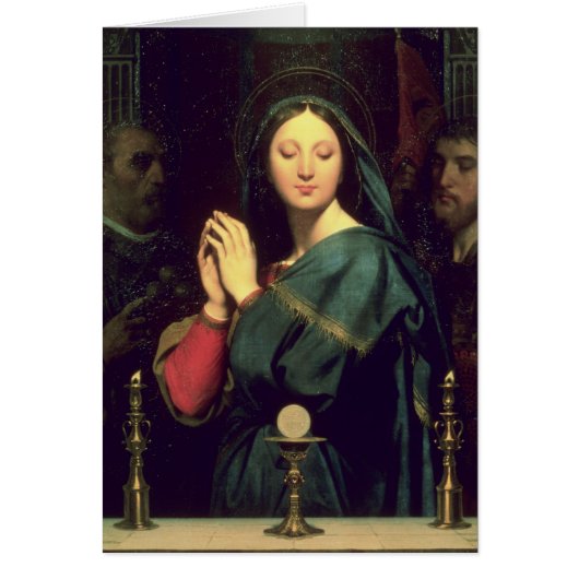 The Virgin with the Host, 1841 Cards (Front)