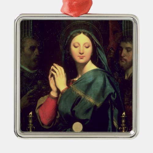 The Virgin with the Host 1841 Metal Ornament