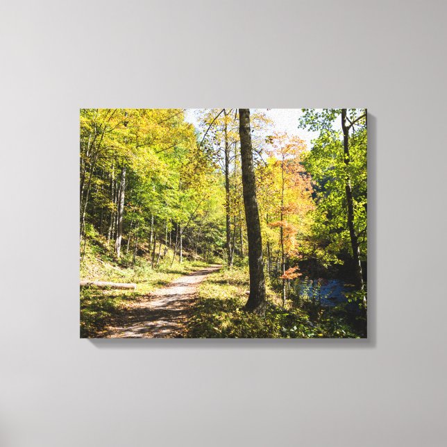 The Virginia Creeper Trail Canvas Print (Front)