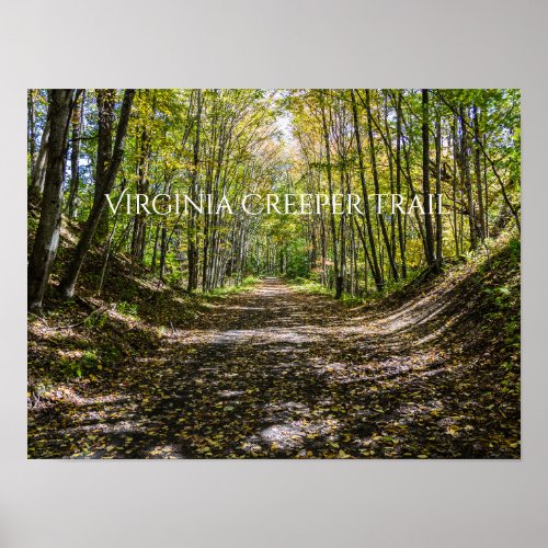 The Virginia Creeper Trail Poster