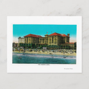 The Virginia Hotel, Long Beach, California Postcard