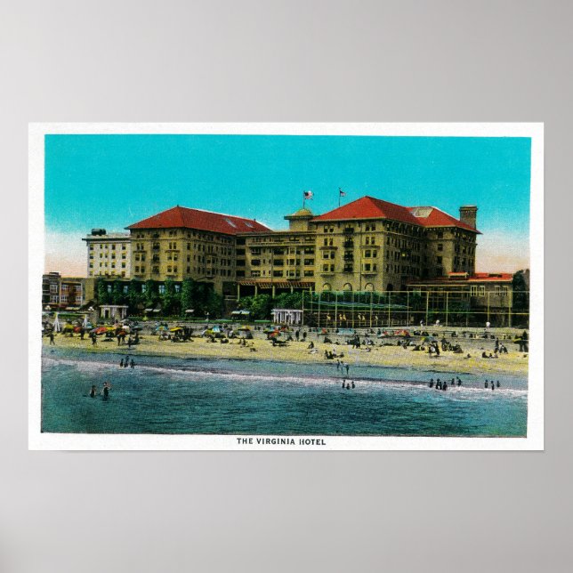 The Virginia Hotel, Long Beach, California Poster (Front)