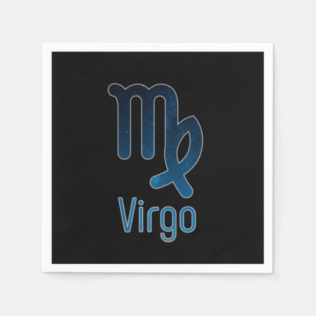 The Virgo Constellation - Galaxy  Napkins (Front)
