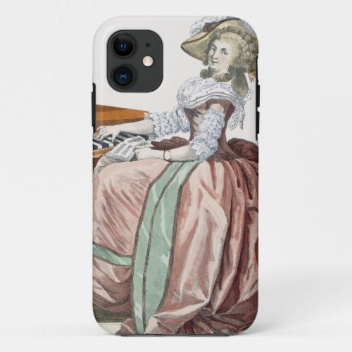 The Virtuosa in a Dress a lAnglaise with a Marl iPhone 11 Case