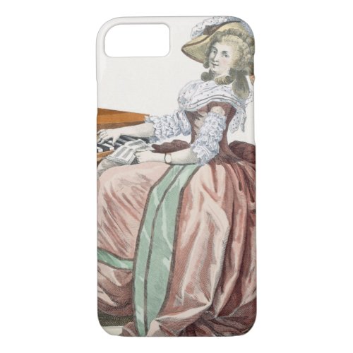 The Virtuosa in a Dress a lAnglaise with a Marl iPhone 87 Case