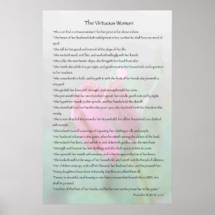 The Virtuous Woman Proverbs 31:10-31 Print